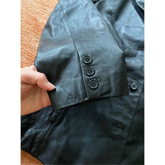 FREE COUNTRY Black Genuine Leather Jacket M - Picture 10 of 10
